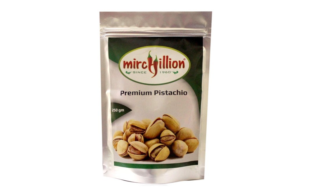 Mirchillion Premium Pistachio    Pack  250 grams